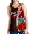 Solomon Islands Polynesian Custom Personalised Women's Racerback Tank - Coat Of Arm With Hibiscus - Polynesian Pride