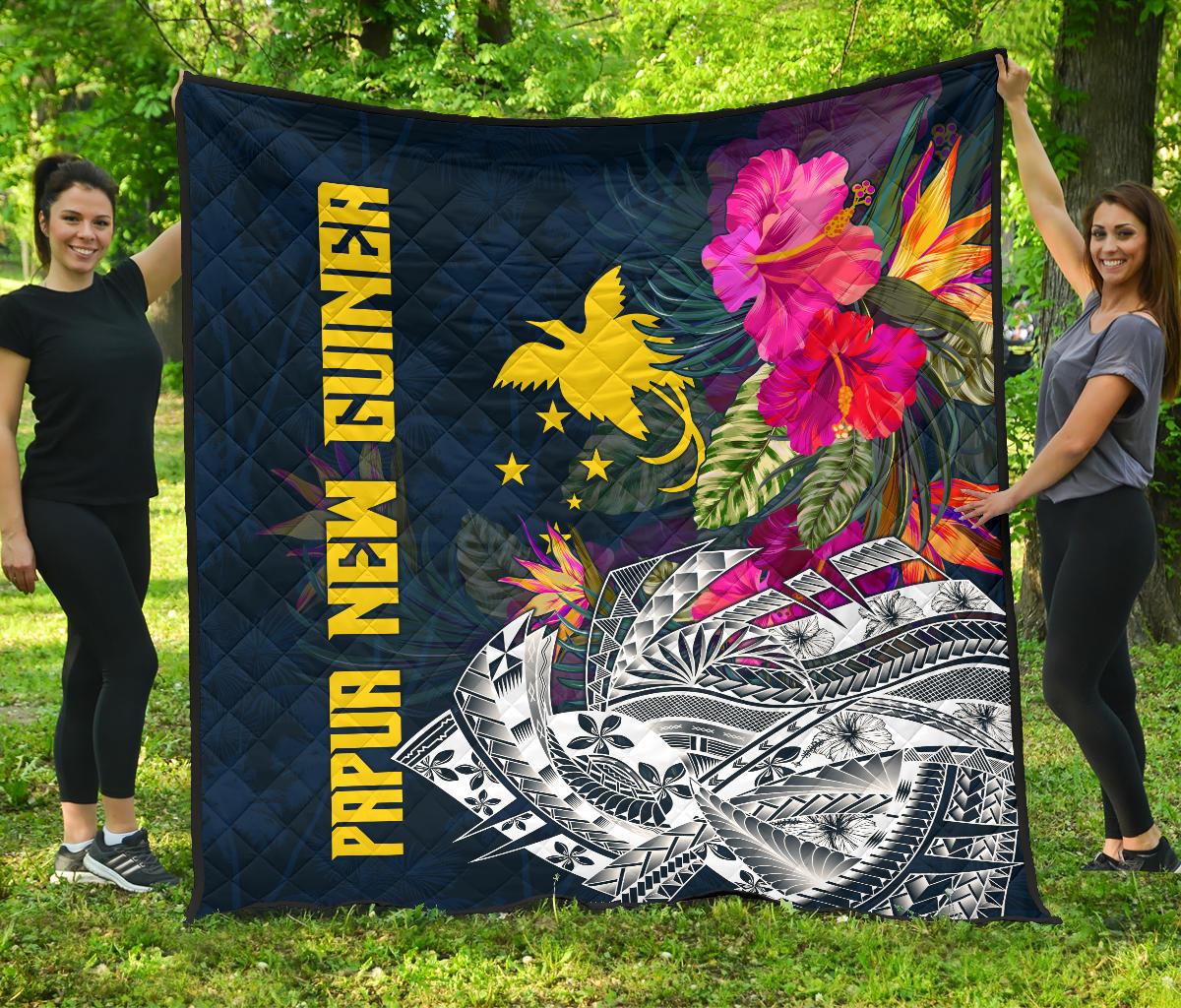 Papua New Guinea Premium Quilt - Summer Vibes - Polynesian Pride