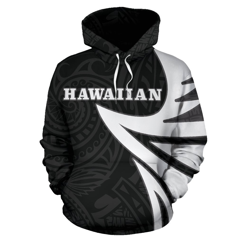 Hawaiian Turtle Polynesian Hoodie Warrior Style - Polynesian Pride