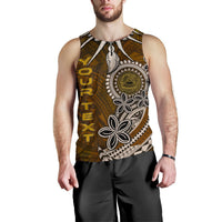 American Samoa Custom Personalised Men Tank Top - Polynesian Boar Tusk - Polynesian Pride
