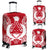 Pohnpei Polynesian Luggage Covers Map Red White Red - Polynesian Pride