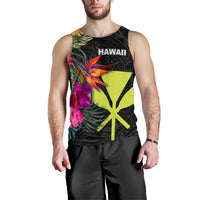 Hawaii Men's Tank Top - Hibiscus Polynesian Pattern - Polynesian Pride