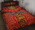 Anzac Lest We Forget Poppy Quilt Bed Set New Zealand Maori Silver Fern - Australia Aboriginal Red - Polynesian Pride