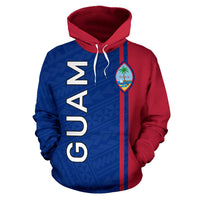 Guam All Over Hoodie Polynesian Straight Version - Polynesian Pride