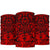 New Zealand Maori Tangaroa Tattoo Bandana - Red One Size Red - Polynesian Pride