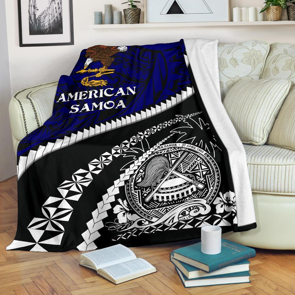 American Samoa Premium Blanket - Road to Hometown White - Polynesian Pride