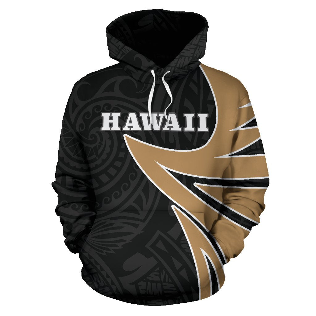 Hawaii Turtle Polynesian Hoodie Warrior Style - Polynesian Pride