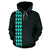 Polynesian Kakau Seal of Hawaii Hoodie Turquoise - Polynesian Pride