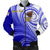 American Samoa Polynesian Custom Personalised Personalized Men's Bomber Jacket - Bald Eagle (Blue) Blue - Polynesian Pride