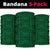 Polynesian Symmetry Green Bandana 3 - Pack - Polynesian Pride