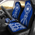 Samoa Car Seat Covers - Samoa Coat Of Arms Polynesian Tribal Blue Universal Fit Blue - Polynesian Pride