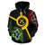 Vanuatu All Over Zip up Hoodie Hibiscus Style - Polynesian Pride