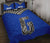 Guam Quilt Bed Set - Guam Polynesian Tattoo Blue Version - Polynesian Pride