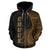 Chuuk Polynesian Zip up Hoodie Coconut Tree Gold - Polynesian Pride