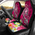 Guam Car Seat Covers - Turtle Plumeria (Pink) Universal Fit Pink - Polynesian Pride