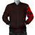 Maori Samoan Tattoo Men Bomber Jacket Red Version Red - Polynesian Pride