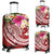 Papua New Guinea Polynesian Luggage Covers - Summer Plumeria (Red) - Polynesian Pride