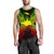 Papua New Giunea Polynesian Men Tank Top Map Reggae Reggae - Polynesian Pride