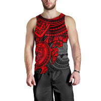 Federated States Of Micronesia Men's Tank - Red Turtle - Polynesian Pride