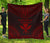 Hawaii Premium Quilt - Kanaka Maoli Polynesian Chief Red Version Red - Polynesian Pride