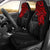 Guam Car Seat Covers - Guam Coat Of Arms Red Turtle Hibiscus Universal Fit RED - Polynesian Pride
