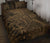 Hawaii Sea Turtle Water Color Travel Galaxy Quilt Bed Set - AH - Gold - Polynesian Pride