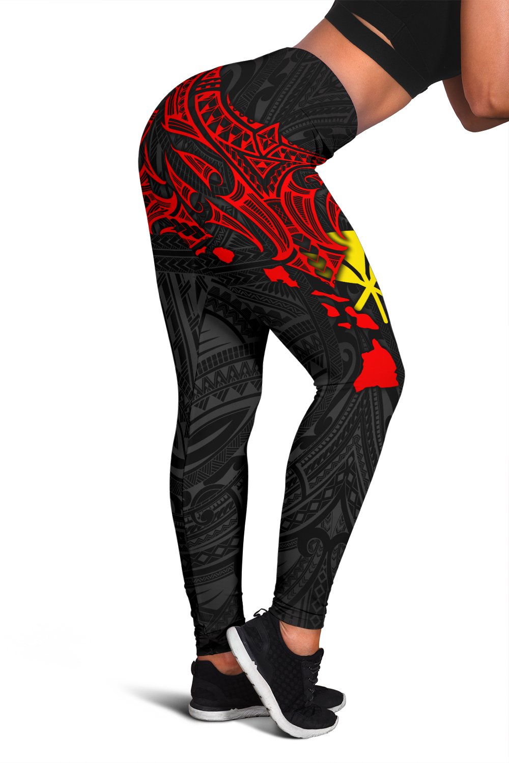 Polynesian Hawaii Leggings - Polynesian Whale Tail - Polynesian Pride