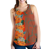 Tropical Polynesian - Hawaiian Women's Tank Top - Haka Style - Polynesian Pride