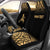 Hawaii Custom Personalised Car Seat Covers - Polynesian Warriors Tattoo Fog Gold Universal Fit Gold - Polynesian Pride