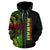 Polynesian Hawaii Zip up Hoodie Reggae Line - Polynesian Pride