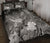Kosrae Custom Personalised Quilt Bed Set - Humpback Whale with Tropical Flowers (White) White - Polynesian Pride