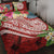 Tonga Polynesian Quilt Bed Set - Summer Plumeria (Red) Red - Polynesian Pride