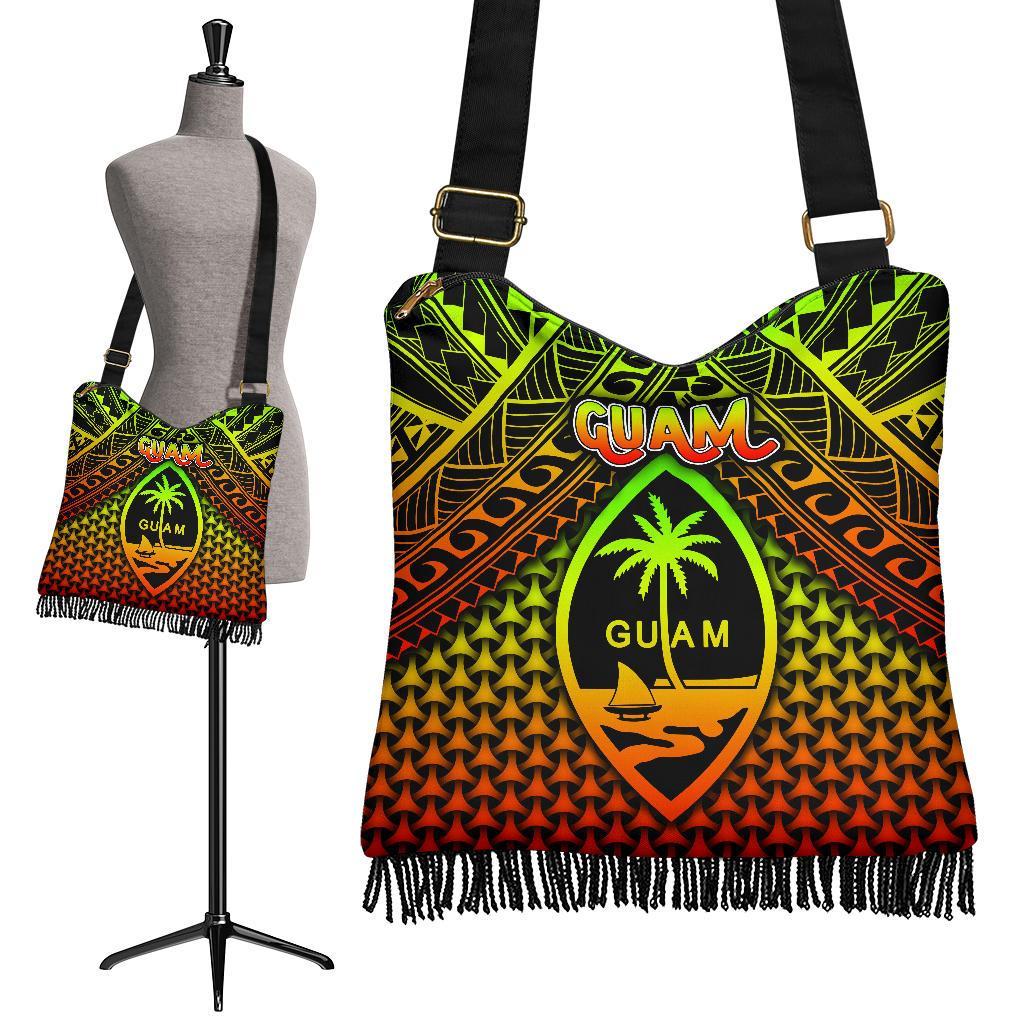 Polynesian Guam Crossbody boho Handbag - Reggae Vintage Polynesian Patterns - Polynesian Pride