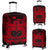 Samoa Polynesian Luggage Covers Map Red Red - Polynesian Pride