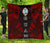 Guam Premium Quilt - Guam Coat Of Arms Polynesian Red Tattoo Red - Polynesian Pride