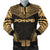 Pohnpei Polynesian Chief Men's Bomber Jacket - Gold Version Gold - Polynesian Pride