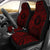 Niue Car Seat Cover - Niue Coat Of Arms Polynesian Red Black Universal Fit Red - Polynesian Pride