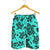 Polynesian Turtle Palm And Sea Pebbles Turquoise Men's Short - Polynesian Pride