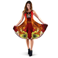 Fiji Women's Dress - Tribal Tuna Fish - Polynesian Pride
