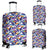 Tropical Strelitzia Luggage Cover White - Polynesian Pride