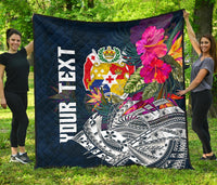 Tonga Custom Personalised Premium Quilt - Summer Vibes - Polynesian Pride