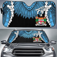 Fiji Polynesian Sun Shades - Tribal Wave Tattoo Flag Style One Style Universal Fit Blue - Polynesian Pride