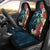 Kanaka Maoli (Hawaiian) Car Seat Covers - Sea Turtle Tropical Hibiscus And Plumeria Universal Fit Blue - Polynesian Pride
