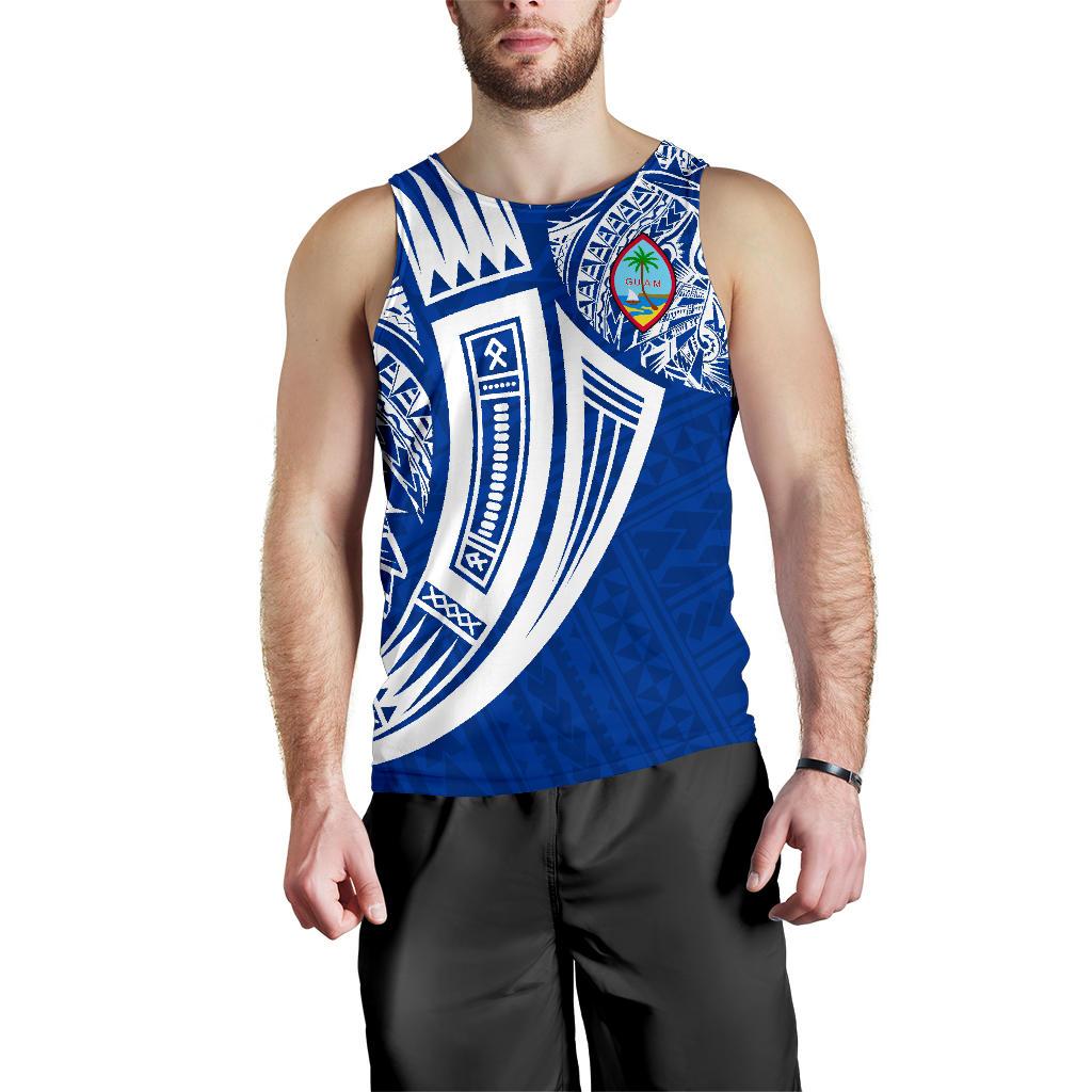 Guam Polynesian Men's Tank Top - Tribal Tattoo - Polynesian Pride
