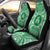 Norfolk Island Car Seat Cover - Norfolk Island Coat Of Arms Polynesian Flag Color Universal Fit Green - Polynesian Pride