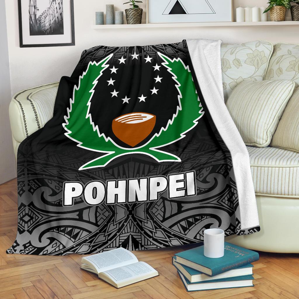 Pohnpei Premium Blanket - Fog Style White - Polynesian Pride
