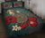 Nauru Quilt Bed Set - Blue Turtle Tribal - Polynesian Pride