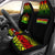 Samoa Custom Personalised Car Seat Covers - Samoa Coat Of Arms Fog Reggae Style Universal Fit Reggae - Polynesian Pride