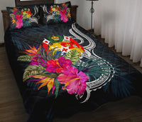 Tonga Polynesian Quilt Bed Set - Tropical Flower - Polynesian Pride
