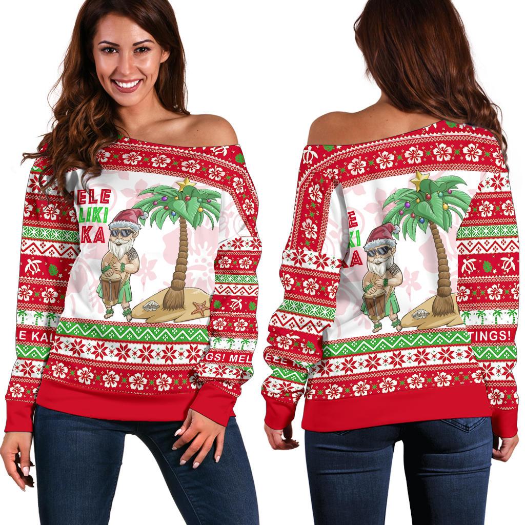 polynesian-hawaii-christmas-womens-off-shoulder-sweater